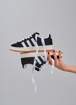 Женские кроссовки adidas campus 00s black white (37-40, 43-44 размер)