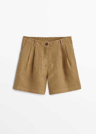 Massimo dutti шорти бермуди льон