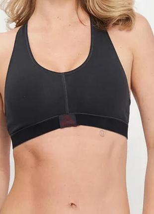 Топ жіночий kappa reggiseno sporty c/etichetta logo grey k2160-antracite