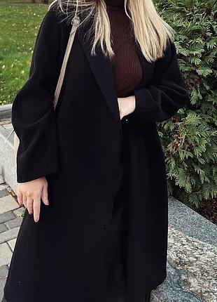 Пальто жіноче чорне h&m