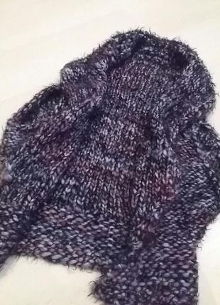 Неймовірно красива меланжированая вовняна жилетка.