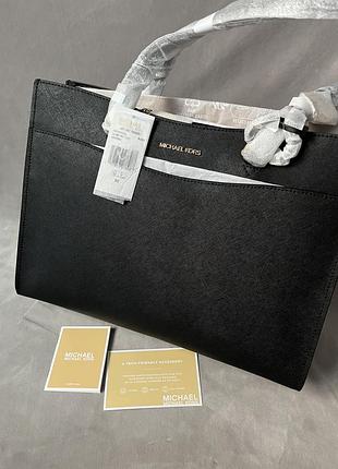 Сумка michael kors jet set travel large saffiano leather pocket tote bag, в наявності, оригінал usa