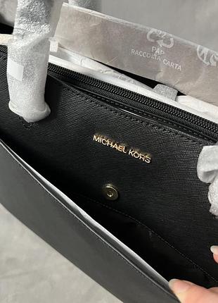Сумка michael kors jet set travel large saffiano leather pocket tote bag, в наявності, оригінал usa 4