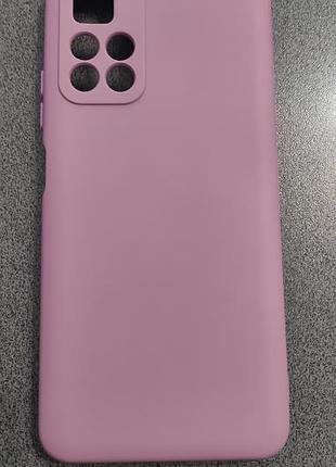 Чехол для xiaomi poco m4 pro 5g / redmi note 11 5g / redmi note 11t 5g lilac (сиреневый)