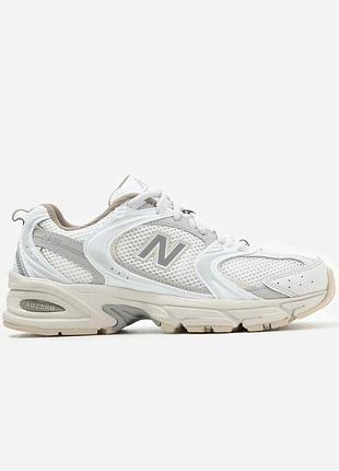 Беговые тренировочные белые легкие летние кроссовки текстиль сетка new balance 530 44,5 45 размер