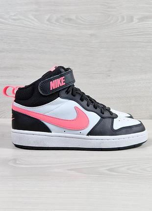 Высокие повседневные кроссовки nike court borough mid 2 оригинал, размер 36.5 (хайтопы)