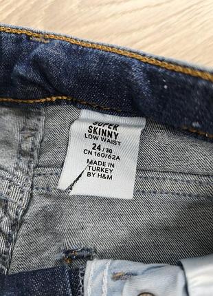 Джинсы скинни h&amp;m для девочки 7