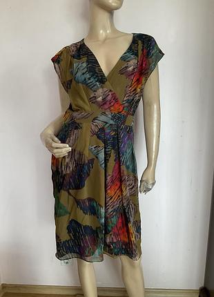 Гарна жоржетова сукня/ l/ brend m&amp; co