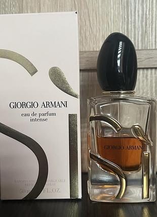 Парфумована вода armani si intense 2023 оригінал