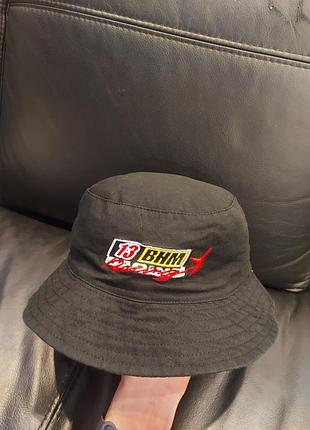 Панама хлопковая черная базовая bhm racing