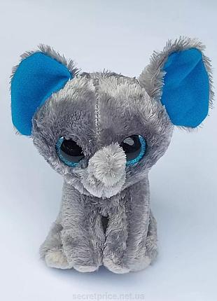 М'яка іграшка слоник - 18 см (ty beanie boos)