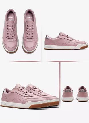 Детские кожаные кроссовки clarks, размер 35.5-36, стелька 23см