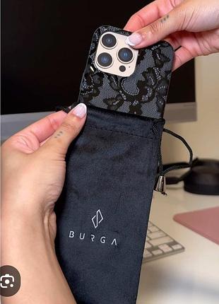 Оксамитовий мішечок  burga для смартфону