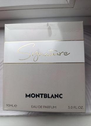 Montblanc signature 90 ml оригинал