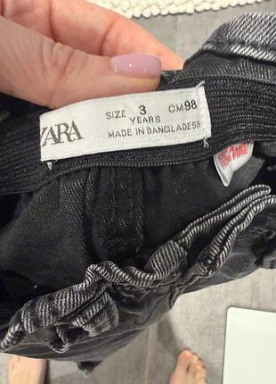 Zara джинсовые шорты детские 5