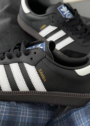 Кроссовки samba black gum