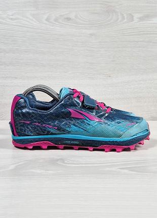 Женские беговые трейловые кроссовки на липучке altra king mt 1.5 trail, размер 38
