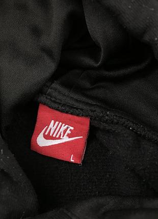 Худі чорне з капішоном nike 3