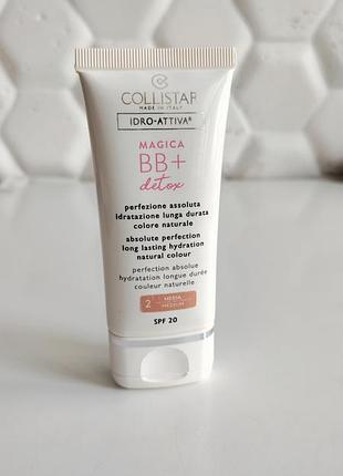 Зволожуючий bb крем colistar idro attiva media medium spf 20 detox детокс колістар