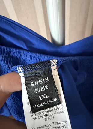 Ярусна міні сукня shein xl 4