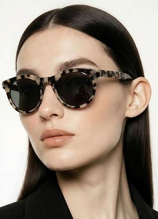 Сонцезахисні окуляри h&m леопардові поляризаційні uv400 категорія 3 premium