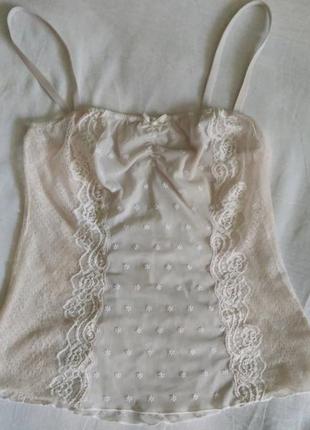 Кружевная маечка для сна !