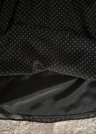 Чорне плаття в горошок 2