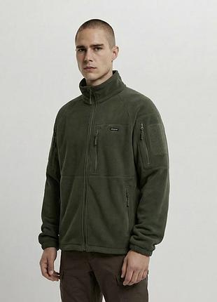 Флісова кофта patrol pullover fleece gen 2. polyester, windproof. олива
