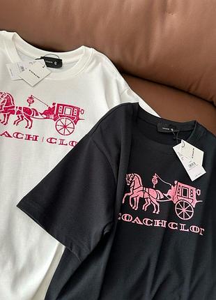 Футболка женская брендовая люкс качества coach