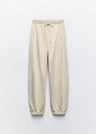 Джогери zara бежеві s xs бавовна