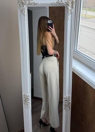 Штаны со льна
