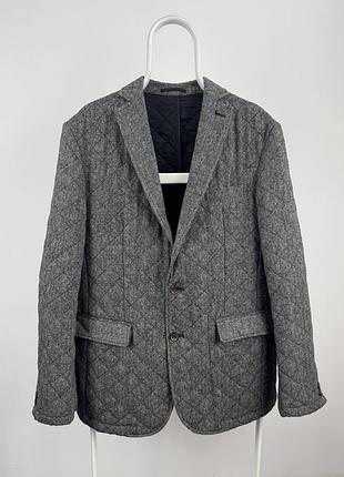 Куртка блейзер gibson london grey donegal quilted jacket