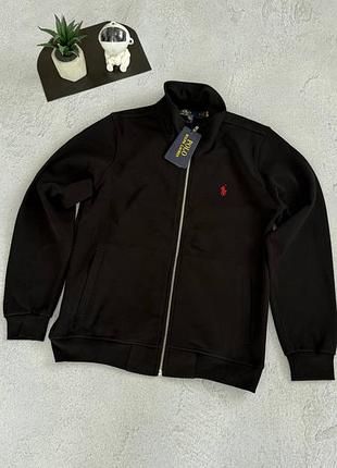 Кофта full zip polo ralph lauren black
