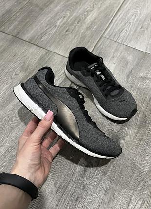 Кросівки puma 36 жіночі сірі спортивні оригінал 22,5 см