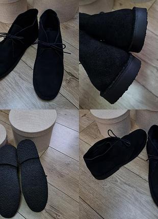Ботинки next весна замш натуральная