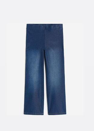 Розкльошені облегчені джинси для дівчинки h&m 170326