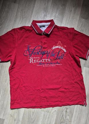 Чоловіча футболка polo inexpensive xxl, червона