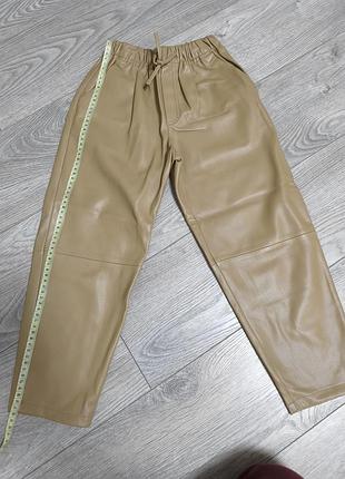 Штани з екошкіра для дівчинки, zara, 134