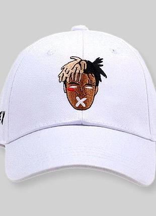 Кепка бейсболка мужская женская city-a xxxtentacion белая