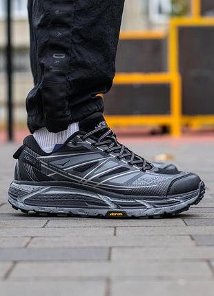 Hoka mafate speed 2 grey black gore-tex