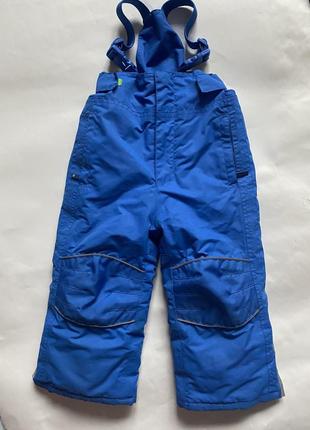 Зимние штаны на мальчика 86-92см