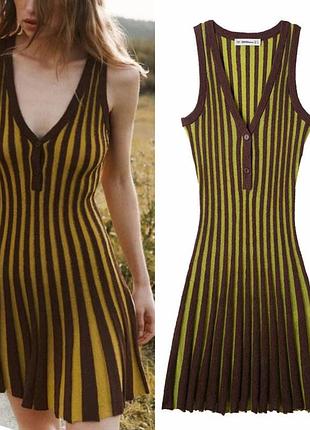 Сукня плаття zara трикотажна