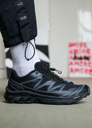 Salomon xt-6 adv dover black 8