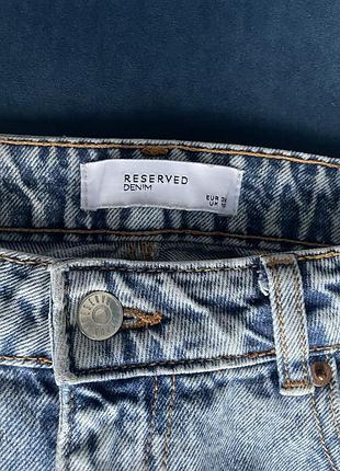 Прямые джинсы reserved denim, размер m (38)