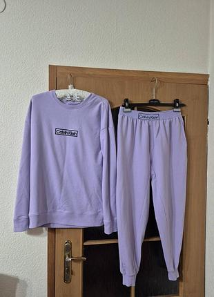 Хлопковый спортивный костюм calvin klein