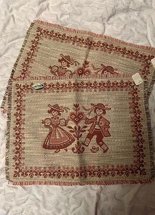 Австрійські vintage серветки для столу в стилі народного мистецтва.