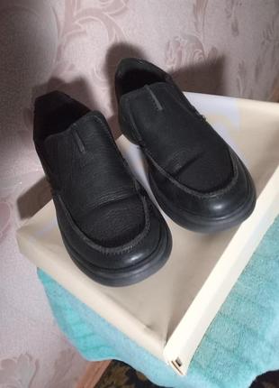 Чоловічі шкіряні мокасини clarks. р.42. бу