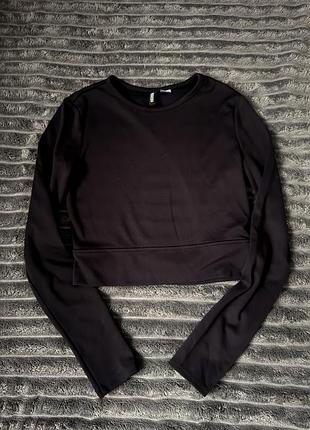 Стильний кроп-топ з відкритою спиною h&m