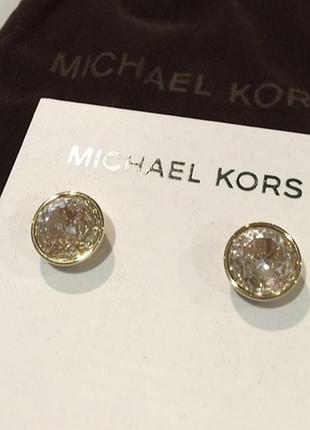 Серьги пусеты michael kors оригинал