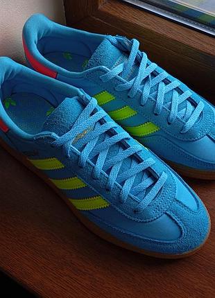 Кроссовки adidas spezial jh5658 оригинал натуральная замша новые р.38 голубые